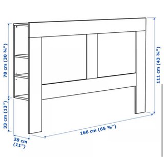 Cabecero Brimnes Ikea Blanco