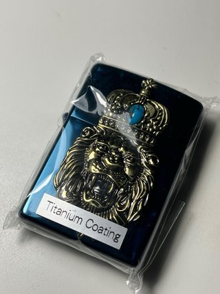 Zippo Monarch Lion Turquesa