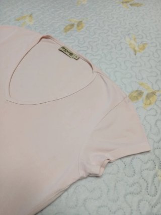 Camiseta básica rosa Formul@ talla M