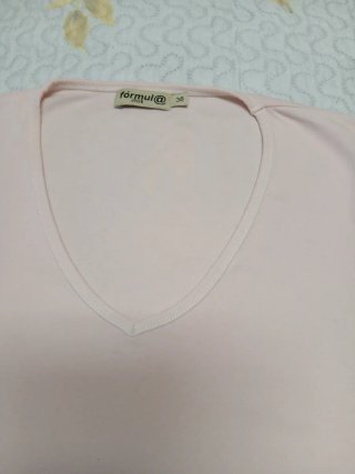 Camiseta básica rosa Formul@ talla M