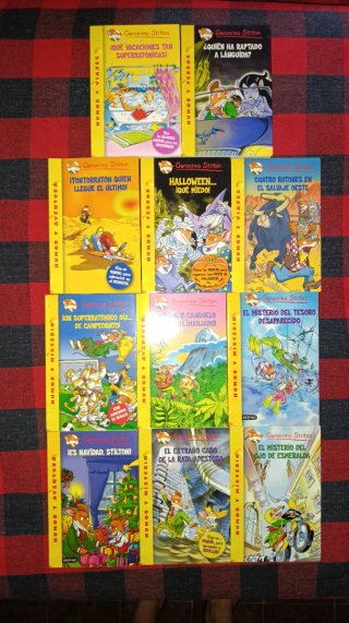 Lote de libros de Gerónimo Stilton