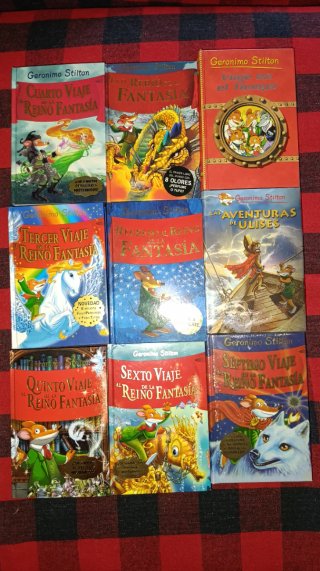 Lote de libros de Gerónimo Stilton