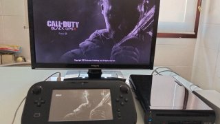 Nintendo Wii U Negra con 8 juegos