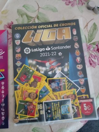 Lote 3 álbumes de cromos LaLiga