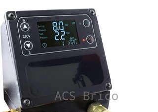 Compresor de Aire Silencioso con LCD 100L - 6 Hp - 09389 - Mader
