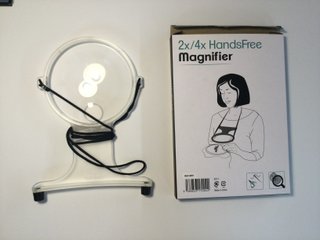 Lupa Manos Libres 2x/4x Magnifier