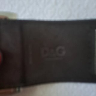 Bracciale D&G Pelle Marrone Argento