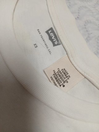 Camiseta Levi's Blanca Talla XS