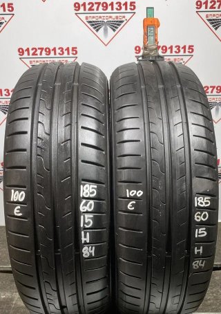 185 60 15 H DUNLOP RUEDA AL 90% VIDA UTIL