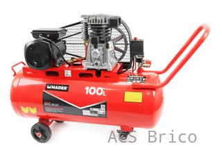 Compresor de Aire 100L - 3 Hp - 09355 - Mader