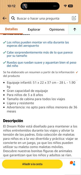 Maleta Samsonite Dream Rider infantil azul