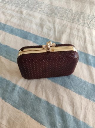 Bolso de fiesta trenzado