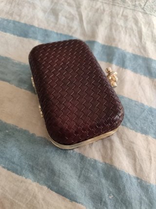 Bolso de fiesta trenzado