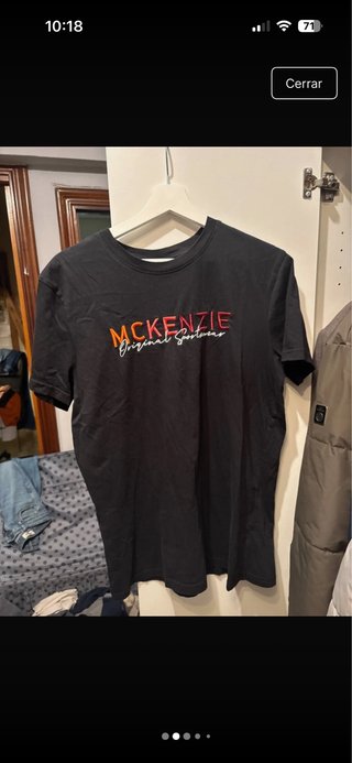 Camiseta McKenzie Hombre Negra Multicolor