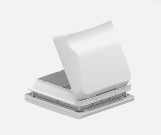 Claraboya para camper blanca Marca fiama 35x35