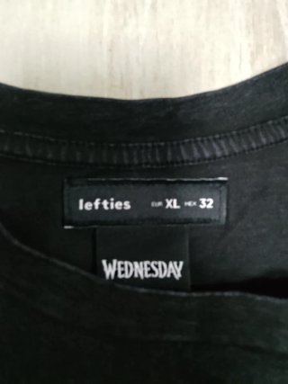 Camiseta Wednesday Talla XL