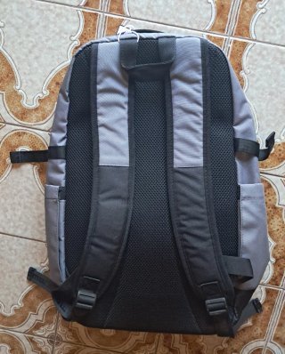 Zaino Momo Design + Pochette Grigio Nero