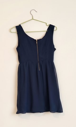 Vestido Corto Azul Marino Talla S