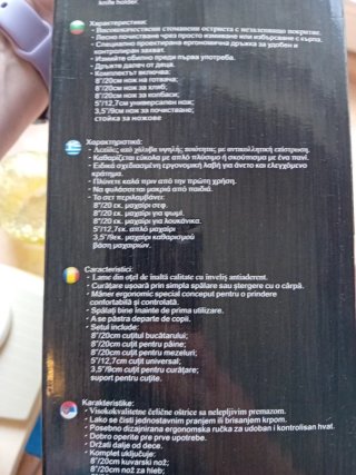 Ceppo portacoltelli  Oliver voltz 5 pezzi