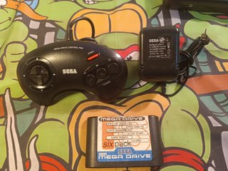 Consola Sega Mega Drive 1 PAL + Juego Six Pack
