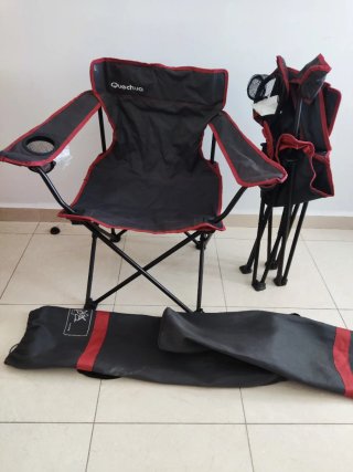Sillas de camping o playa Quechua plegables+bolsa