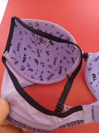 Sujetador 95 con estampado Music