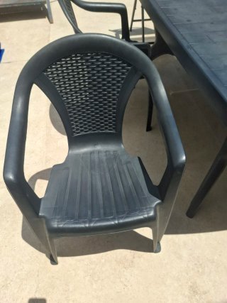Conjunto mesa y sillas comedor jardín