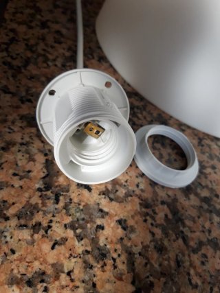Lámpara de techo MELODI IKEA blanca