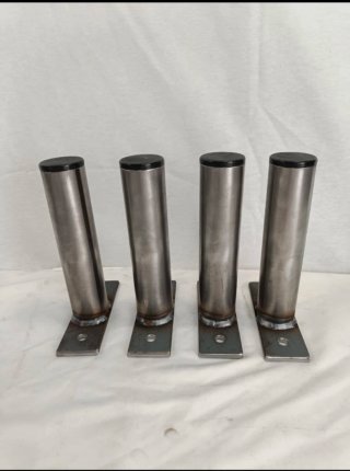 4 Soportes para discos Olimpicos Bumper