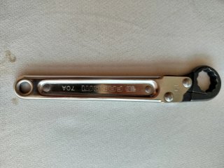 Llave tubería con trinquete