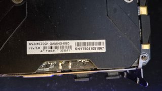 Tarjeta Gráfica Gigabyte GTX 1070