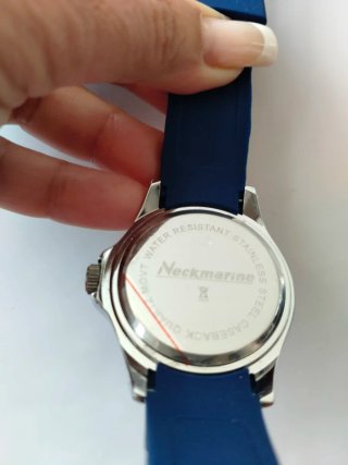 Reloj Neckmarine Azul y Plateado