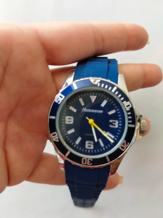 Reloj Neckmarine Azul y Plateado