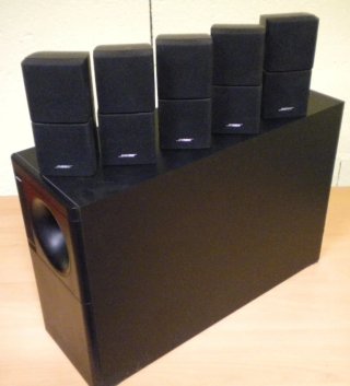 Altavoces Bose Acoustimass (unidades cubos dobles)
