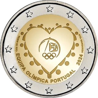 2 euros Portugal 2024 Equipo Olímpico UNC