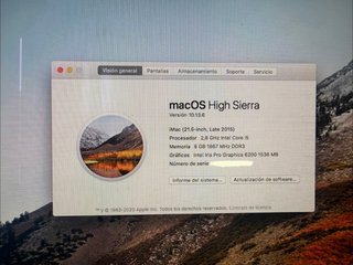 Apple iMac Plata