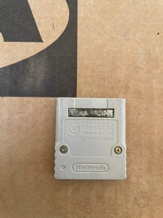 Gamecube Memory Card 59 Blocchi Grigia Grey Dol-00