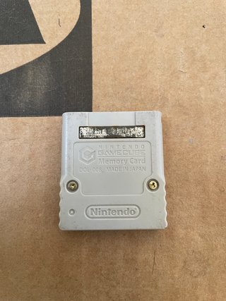 Gamecube Memory Card 59 Blocchi Grigia Grey Dol-00
