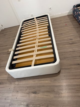 Base Cama Canape 90cm Blanco