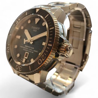 RELOJ TISSOT  T120607A SEASTAR 600M 46MM CAJA Y TARJETA DE GARANTIA