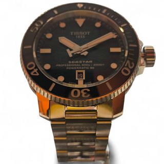 RELOJ TISSOT  T120607A SEASTAR 600M 46MM CAJA Y TARJETA DE GARANTIA