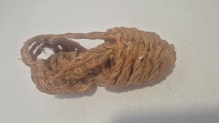Alpargata miniatura hecho a mano antiguo
