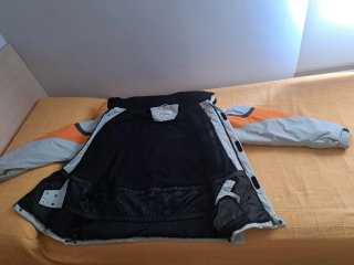 Cazadora Boomerang Gris y Naranja