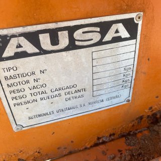 Dumper AUSA Diésel Volquete Basculante