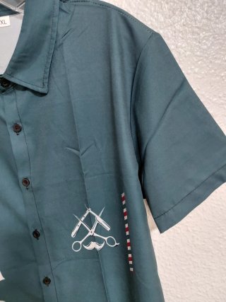 Camisa Barber Verde Talla XL