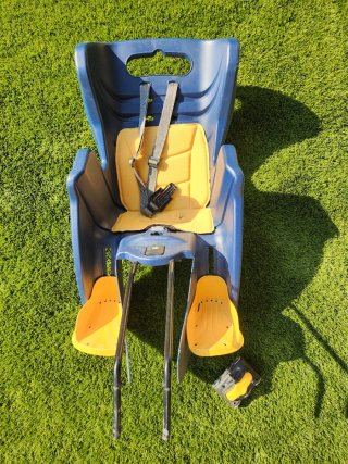 Silla Bellelli bici niño azul y amarillo
