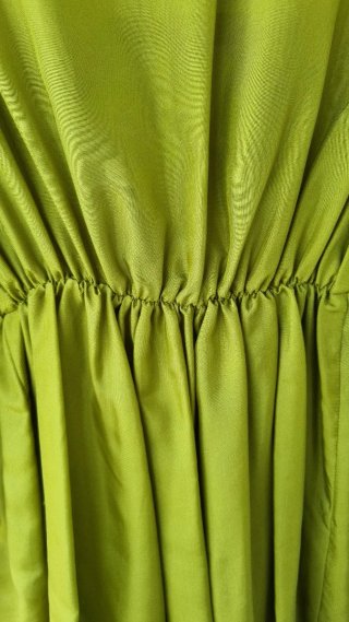 Blusa seda verde T. M