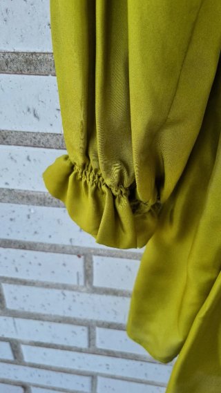 Blusa seda verde T. M