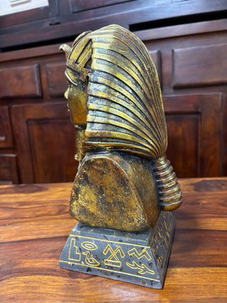 Statua Faraone Egiziano Dorato