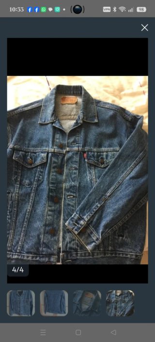 Cazadora Levis Hombre Talla M